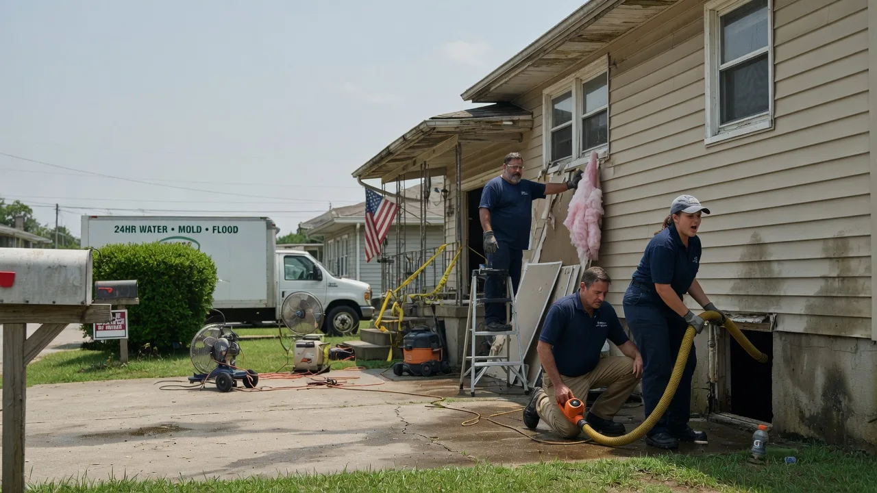 Water Damage Repair in Sharples, WV near me